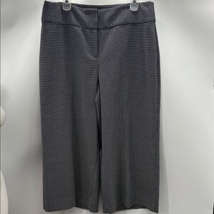 Alfani Black and White Checkered Gauchos Culottes